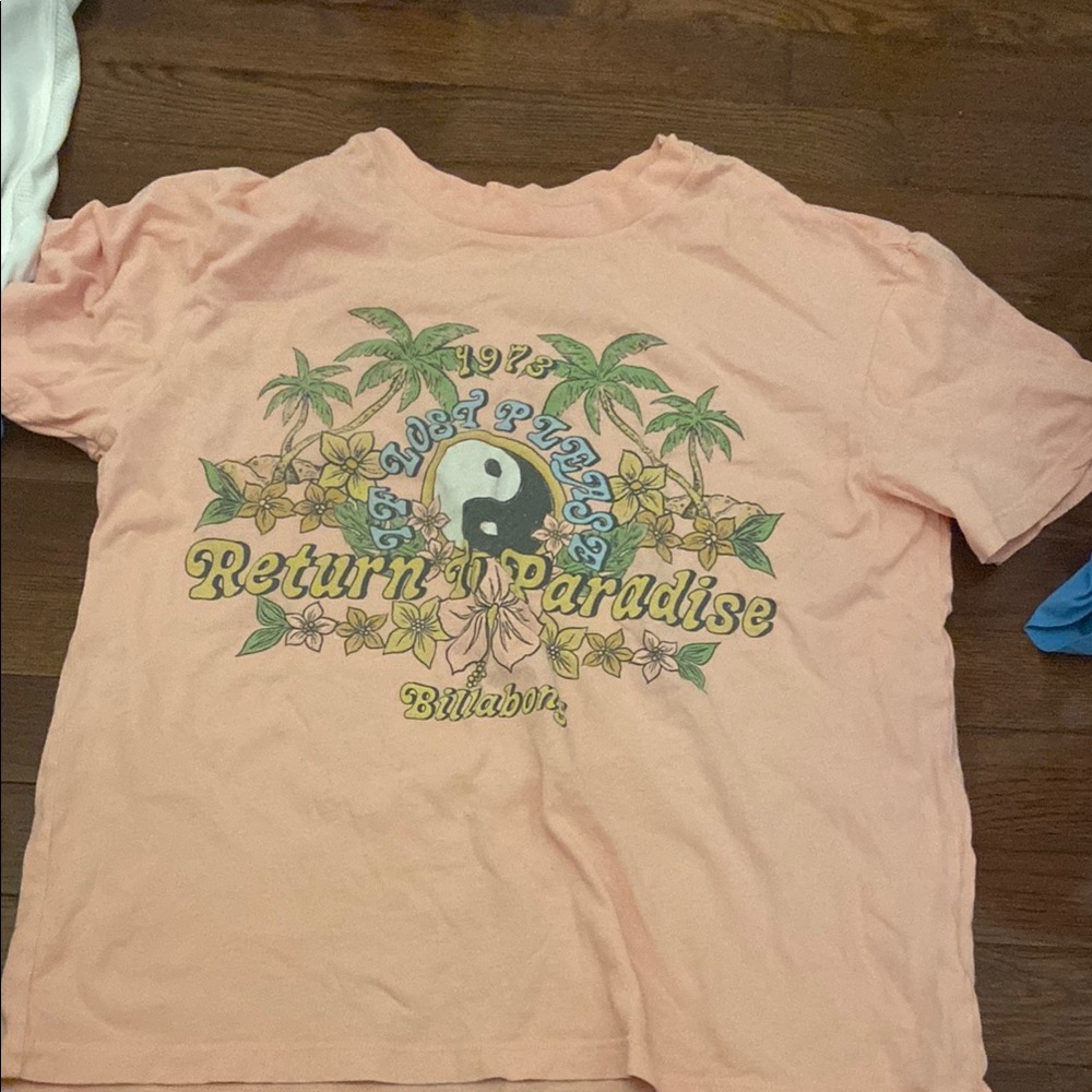 Billabong Kids Peach Graphic Tee